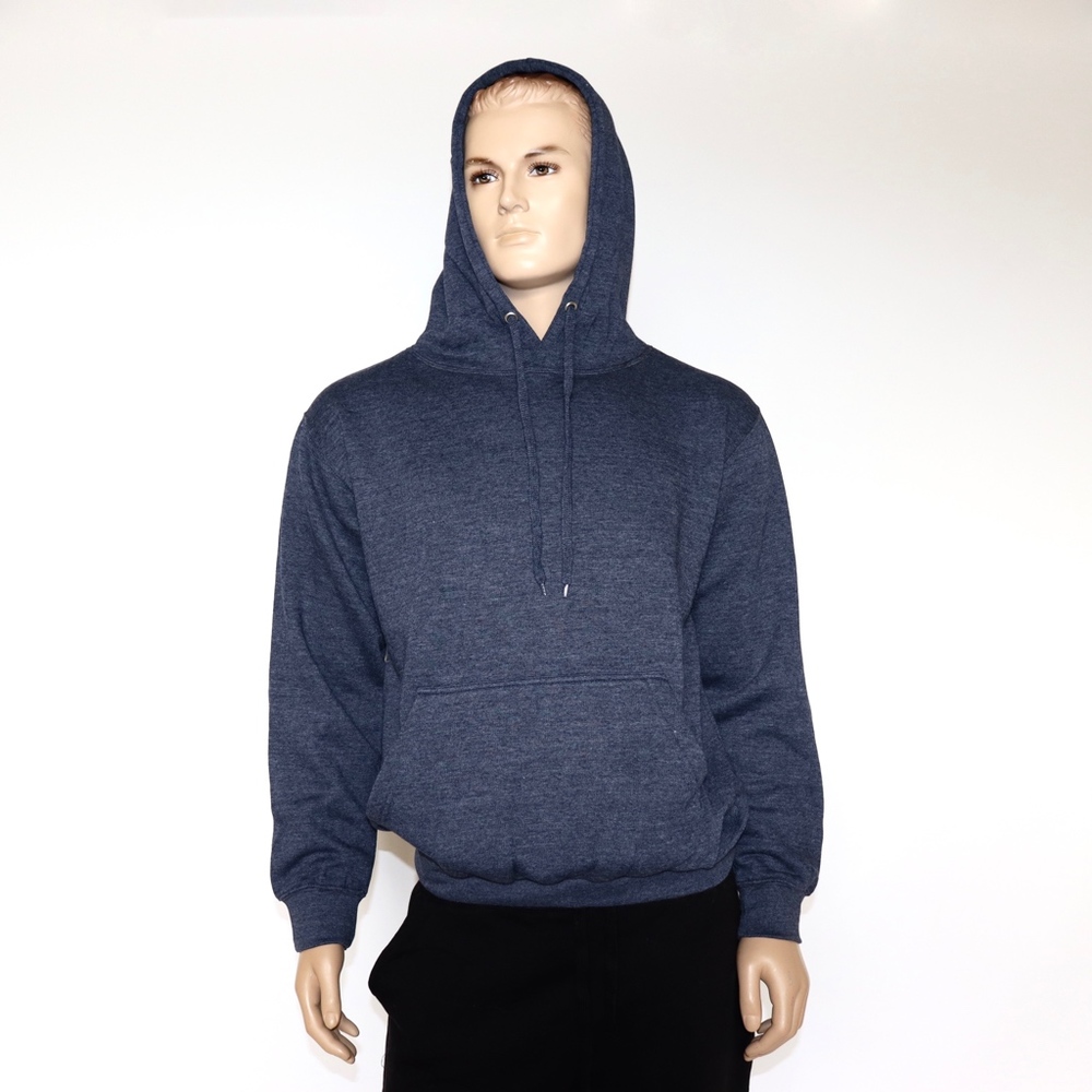 Denim Men's Heavy Blend Fleece Hooded Sweatshirt